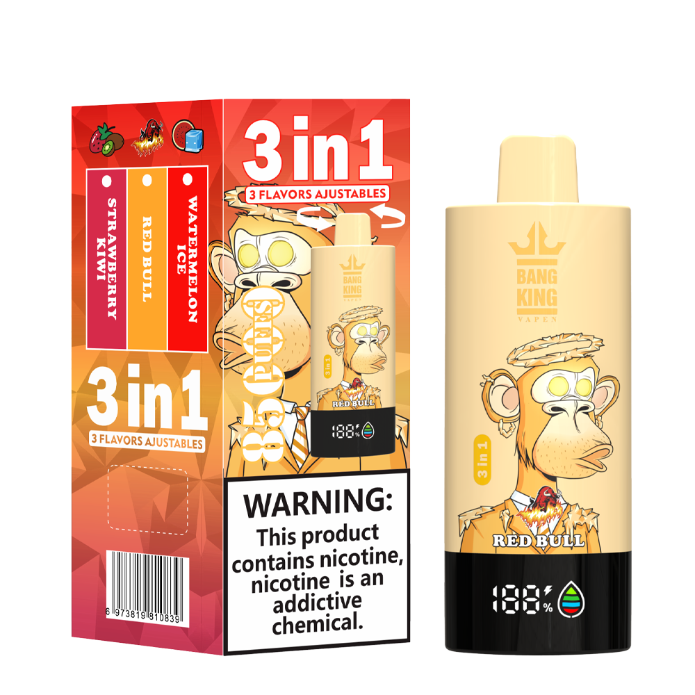 Bang King Triple 85000 85k Puffs Vape 3 in 1 Flavors Original E-Cigarette - 画像 (2)