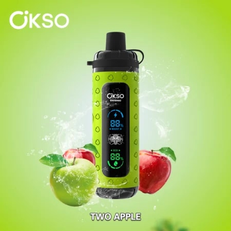 The OKSO Shisha Max 40K Puffs Disposable Vape delivers 40,000 puffs, 36mL e-liquid, mesh coil, LED display, Type-C charging, adjustable airflow, power control, and 10 flavors in a child-safe design.