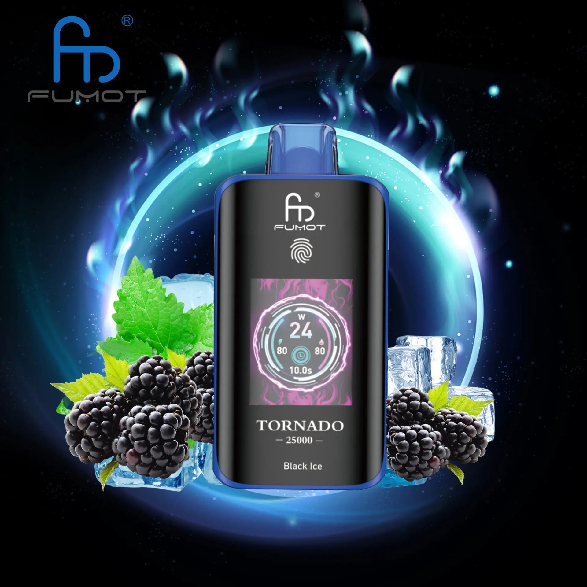 El RandM Fumot Tornado 25K ofrece 25.000 bocanadas, bobina de malla dual, batería de 700 mAh, pantalla táctil y carga rápida tipo C, con 26 sabores y potencia ajustable, brindando un vapeo suave, duradero y personalizable.