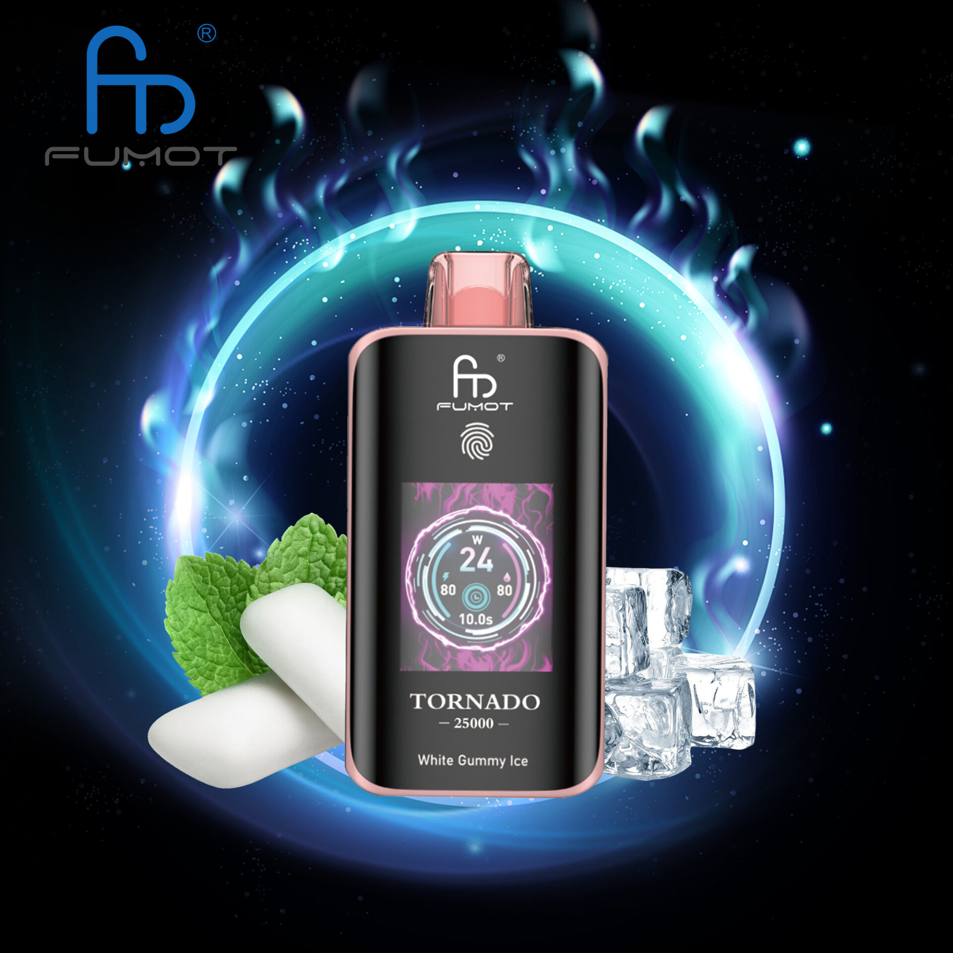 RandM Fumot Tornado 25K Puffs Vape Dual Mesh Coil Original E-Cigarette - Imagen 2