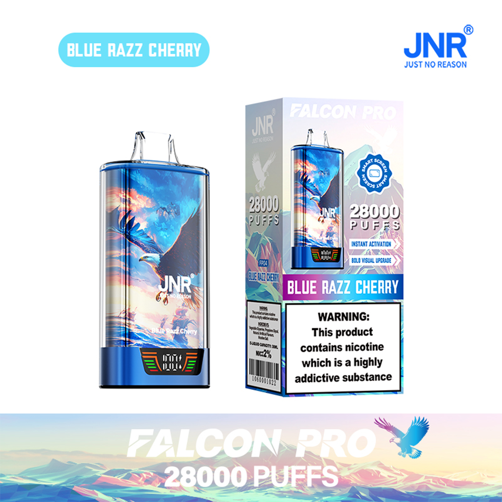 JNR FALCON PRO 28000: Long-Lasting Vaping with 28,000 Puffs, Dual Mesh Coil, and Smart Screen - Image 21