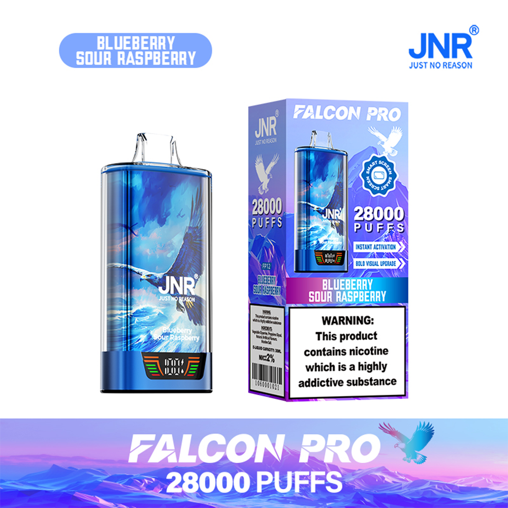 JNR FALCON PRO 28000: Long-Lasting Vaping with 28,000 Puffs, Dual Mesh Coil, and Smart Screen - Image 18