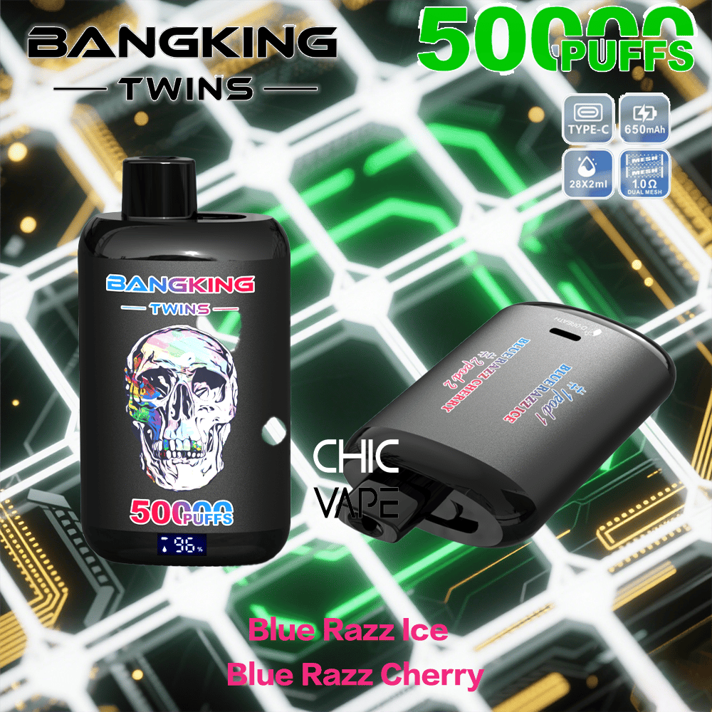 BANGKING TWINS 50K – 50,000 Puffs, Dual Flavors & Fast Charging - Image 12