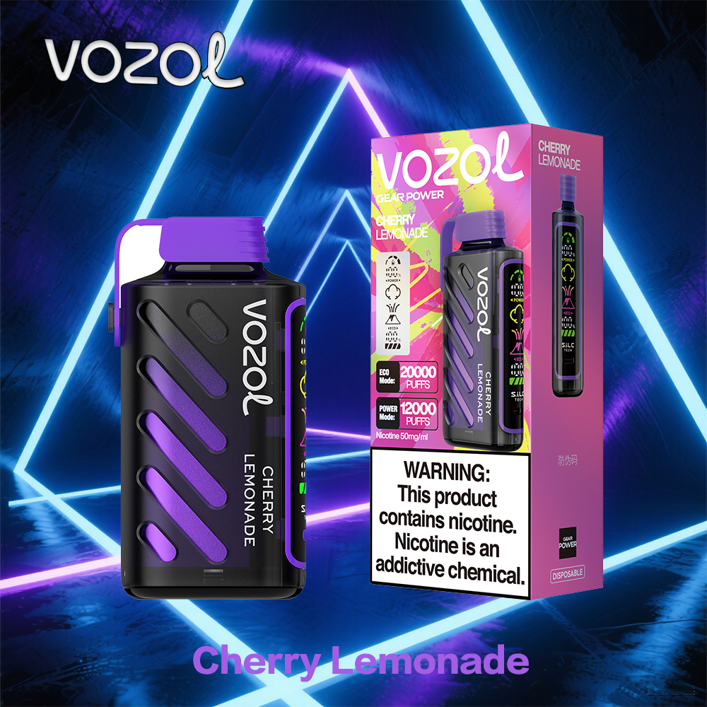 Vozol Gear Power 20K | Dual Puff Modes, Full Screen Display, Dual Mesh Coil, Type-C Charging (EU) - Imagen 13