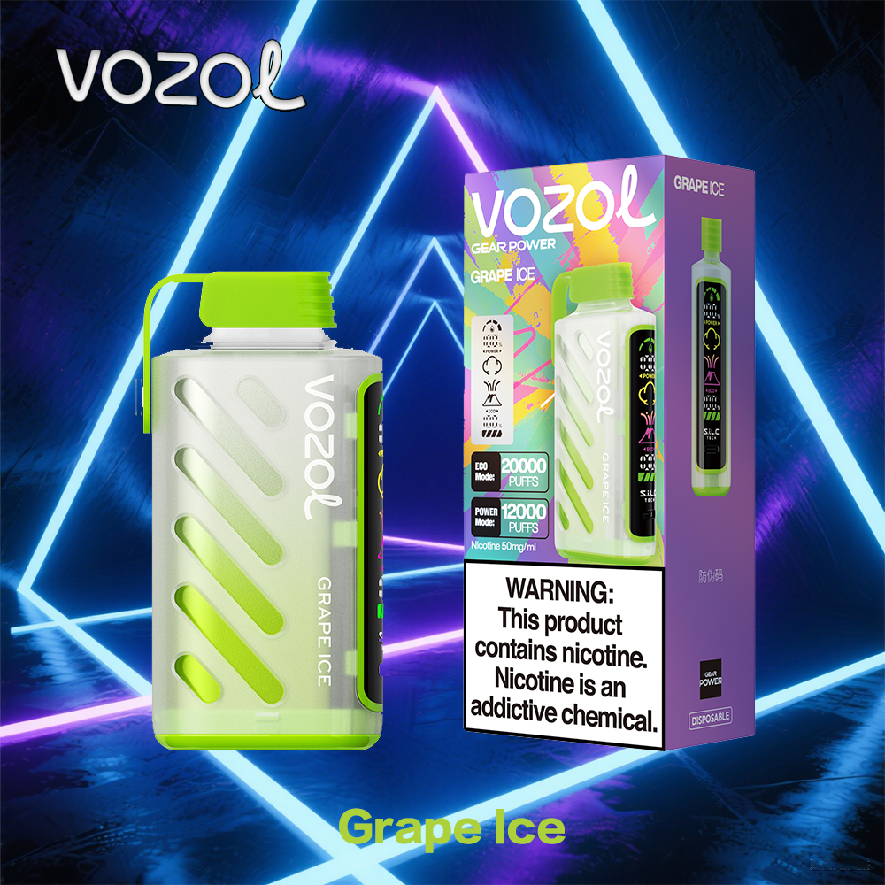 Vozol Gear Power 20K | Dual Puff Modes, Full Screen Display, Dual Mesh Coil, Type-C Charging (EU) - Imagen 11