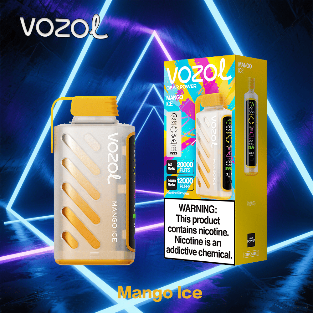 Vozol Gear Power 20K | Dual Puff Modes, Full Screen Display, Dual Mesh Coil, Type-C Charging (EU) - Imagen 9