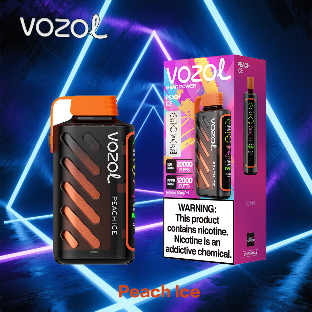 Vozol Gear Power 20K | Dual Puff Modes, Full Screen Display, Dual Mesh Coil, Type-C Charging (EU) - Imagen 7