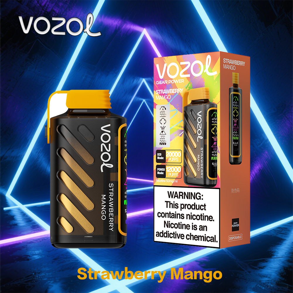 Vozol Gear Power 20K | Dual Puff Modes, Full Screen Display, Dual Mesh Coil, Type-C Charging (EU) - Imagen 5