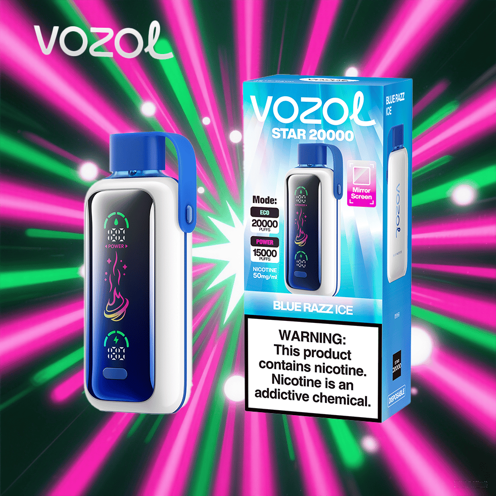Vozol Star 20K | 20,000 Puffs & Dual Mode Power & Mirror Screen (EU) - Image 2