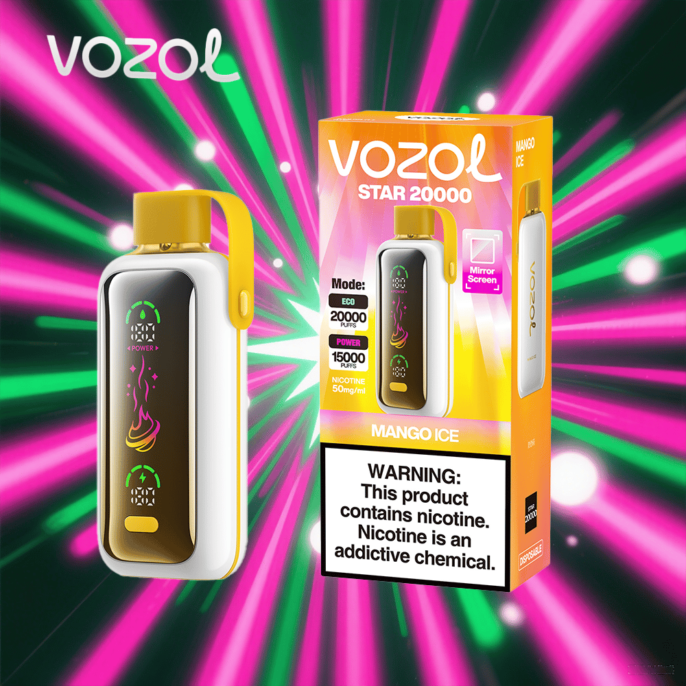 Vozol Star 20K | 20,000 Puffs & Dual Mode Power & Mirror Screen (EU) - Image 9