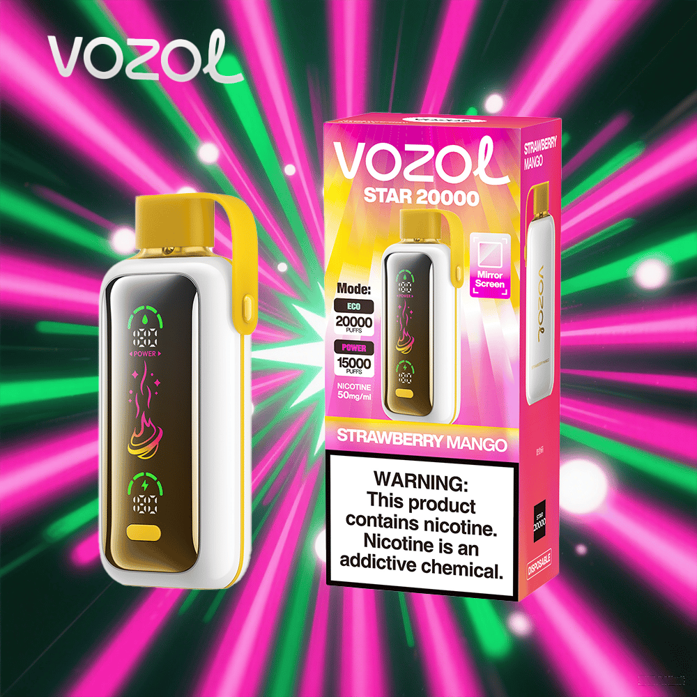 Vozol Star 20K | 20,000 Puffs & Dual Mode Power & Mirror Screen (EU) - Image 4