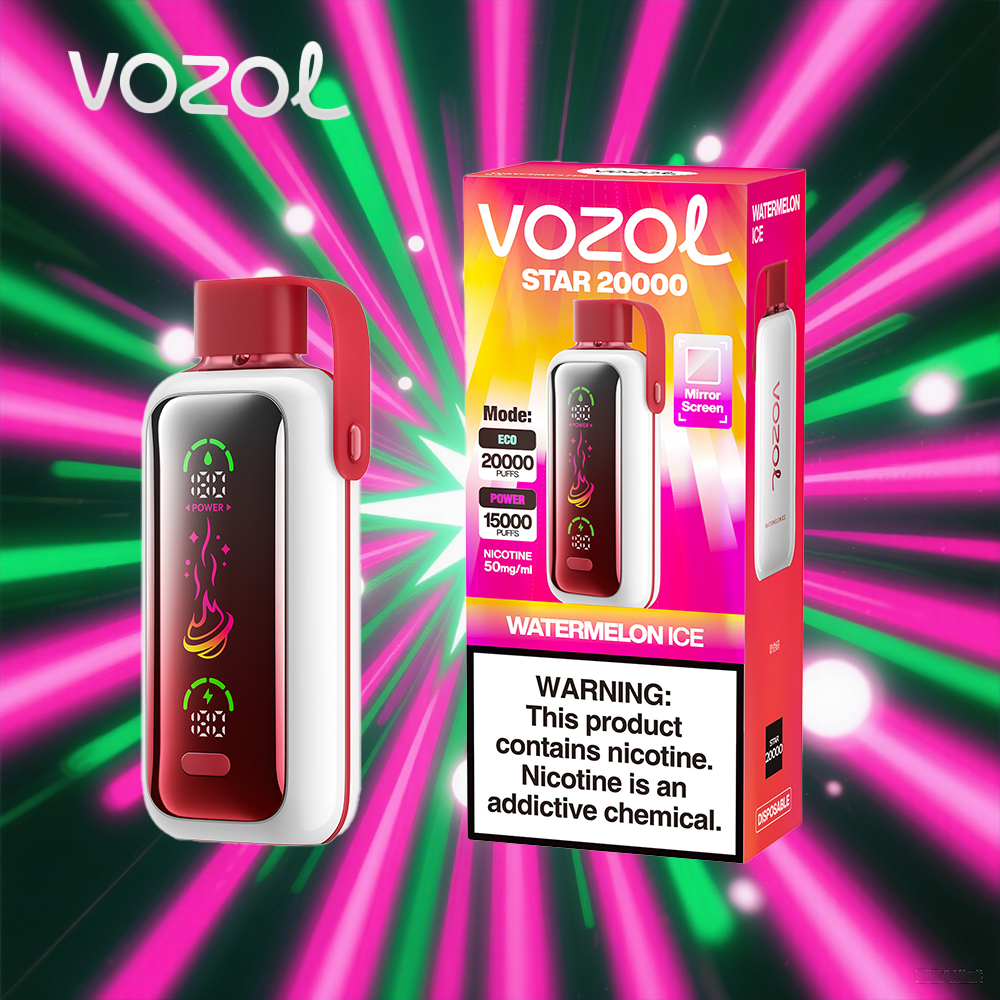 Vozol Star 20K | 20,000 Puffs & Dual Mode Power & Mirror Screen (EU) - Image 3
