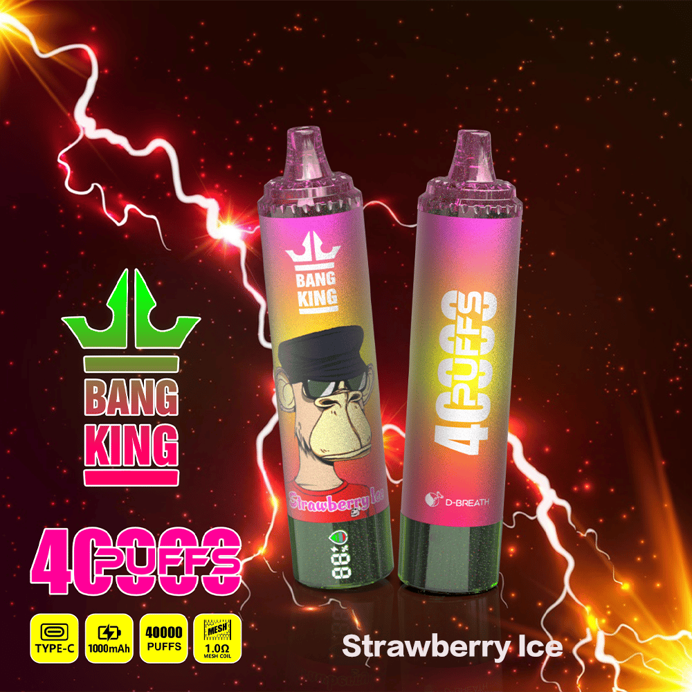 Bang King 40K Disposable Vape – 40,000 Puffs, Mesh Coil, 1000mAh Type-C & Power Display - Image 6