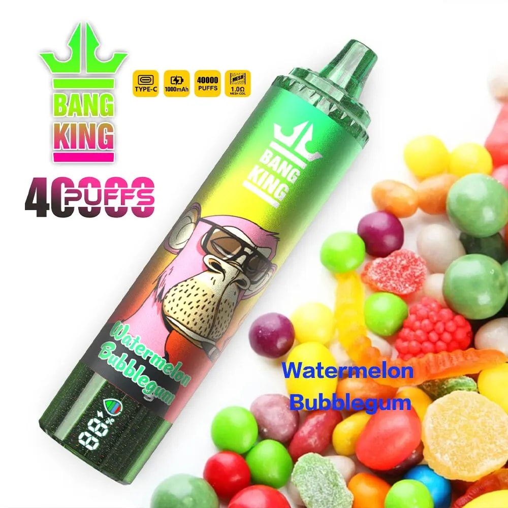 Bang King 40K Disposable Vape – 40,000 Puffs, Mesh Coil, 1000mAh Type-C & Power Display - Image 3