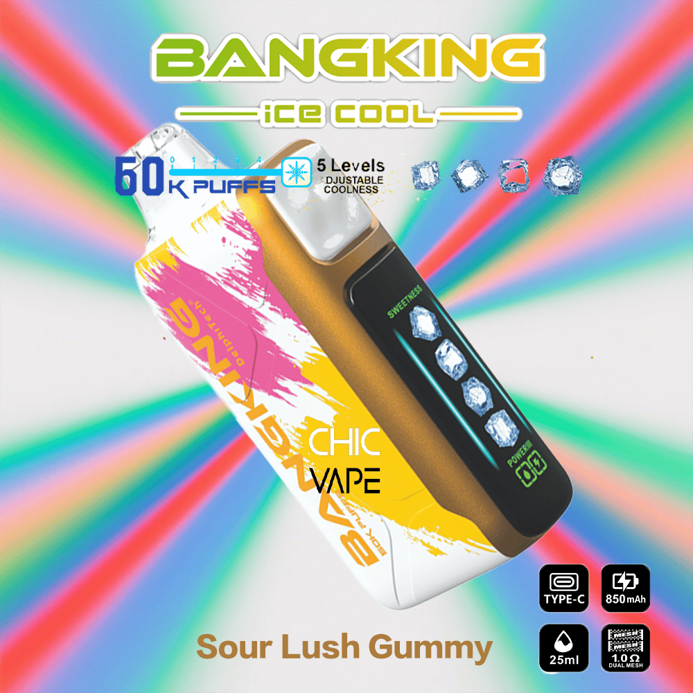 BangKing Ice Cool 60K – 12 Flavors, 60000 Puffs, Adjustable Cool Vape - Image 7