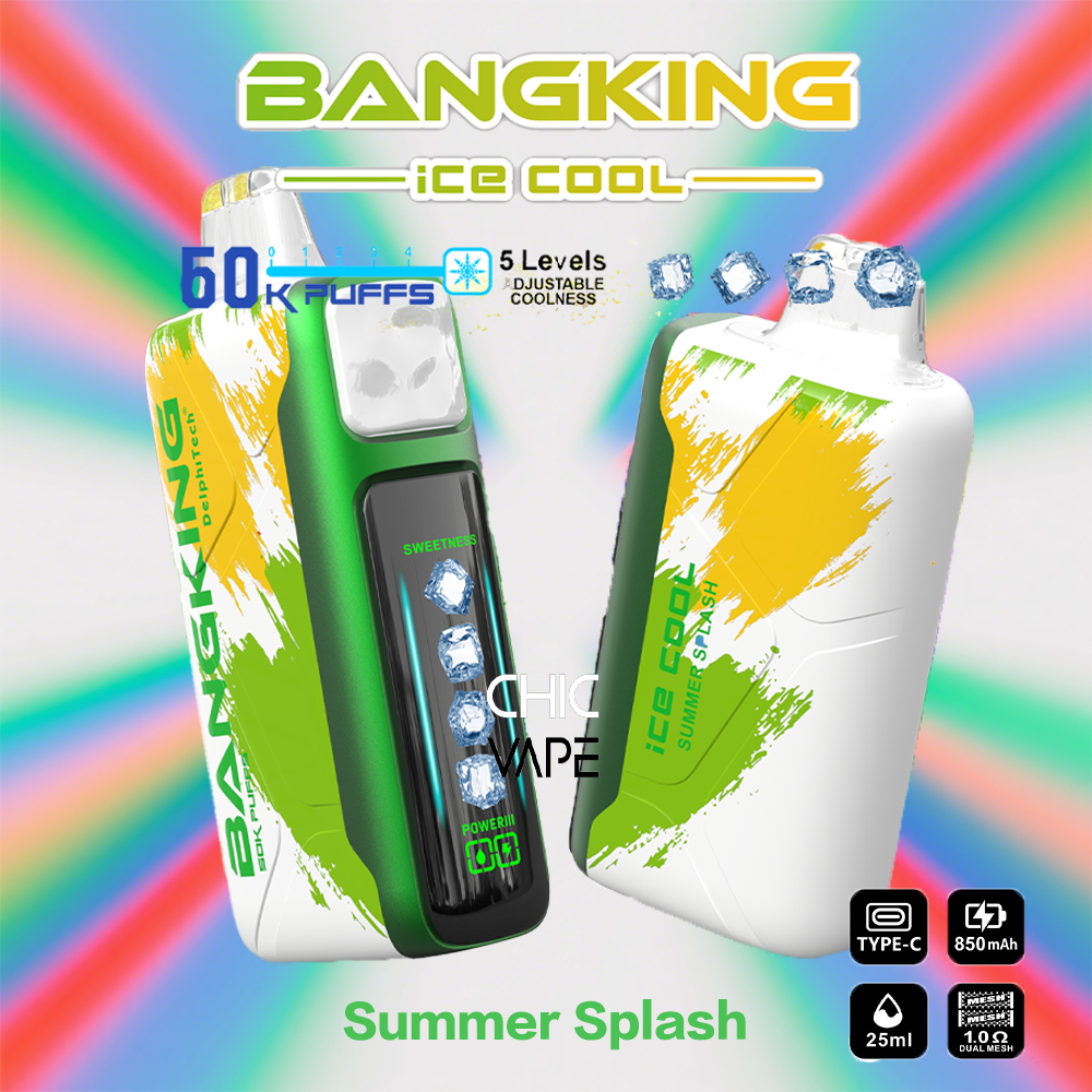 BangKing Ice Cool 60K – 12 Flavors, 60000 Puffs, Adjustable Cool Vape - Image 2