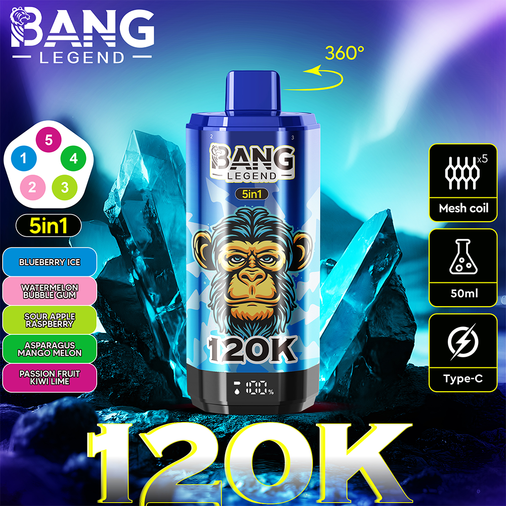Bang Legend 120K 5in1— 120000Puffs & 5-in-1 Flavors & Disposable Vape – Image 12