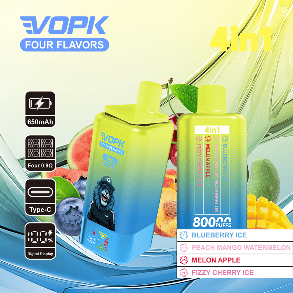 VOPK Four Flavors 80K | 4-in-1 switchable flavor,80K Puffs,Disposable Vapes - Image 11