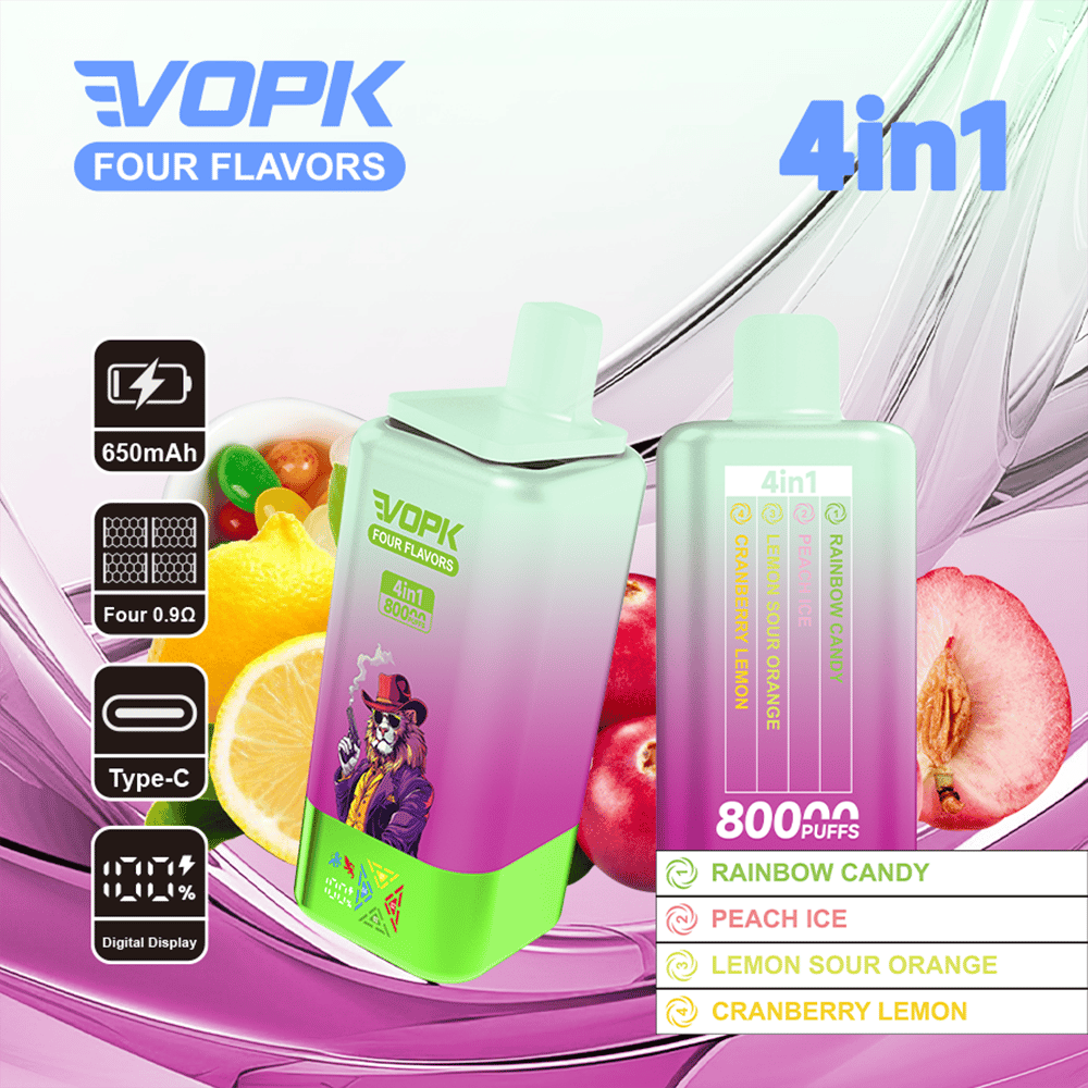 VOPK Four Flavors 80K | 4-in-1 switchable flavor,80K Puffs,Disposable Vapes - Image 7