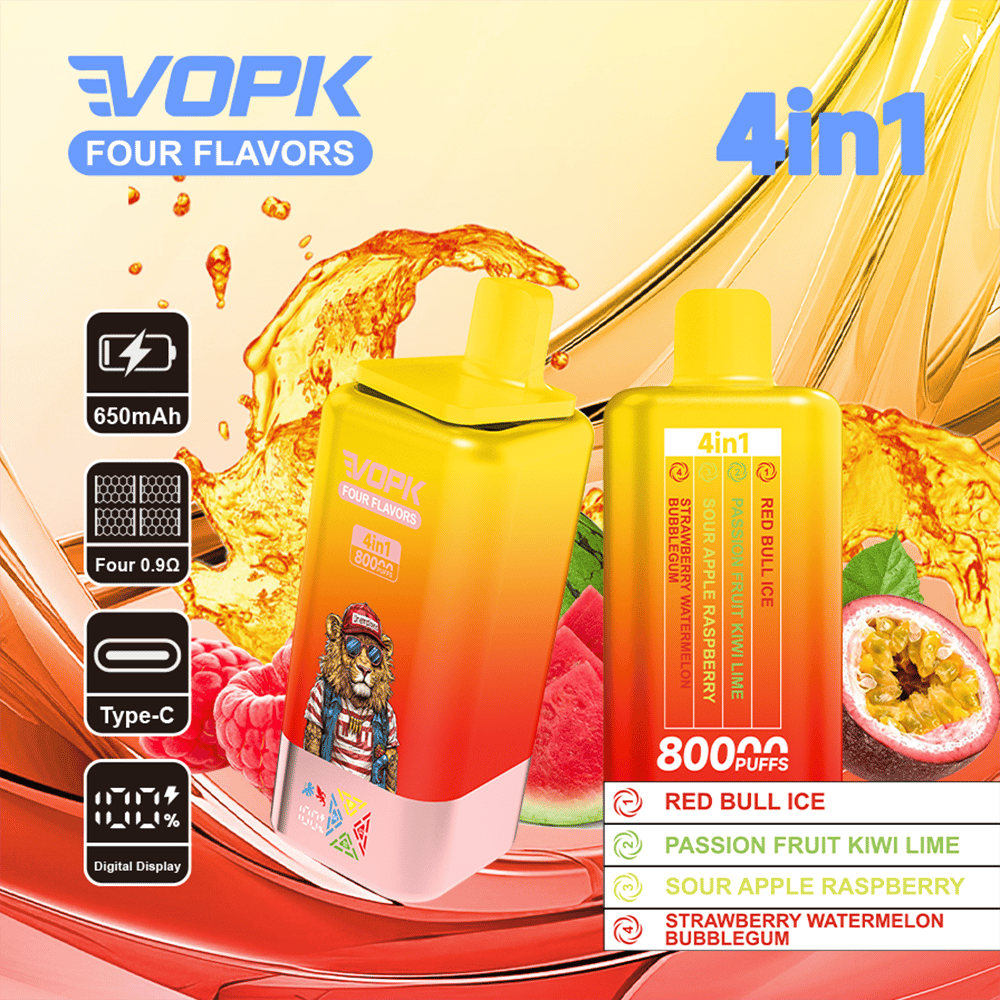 VOPK Four Flavors 80K | 4-in-1 switchable flavor,80K Puffs,Disposable Vapes - Image 6