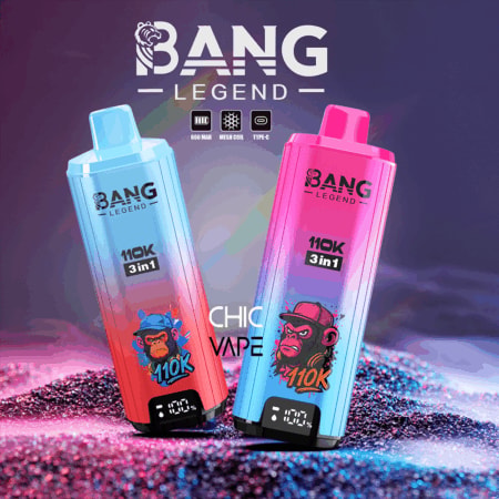 Bang Legend 110K 3in1 | 110,000 Puffs & a 3-in-1 Flavor System  Disposable Vapes