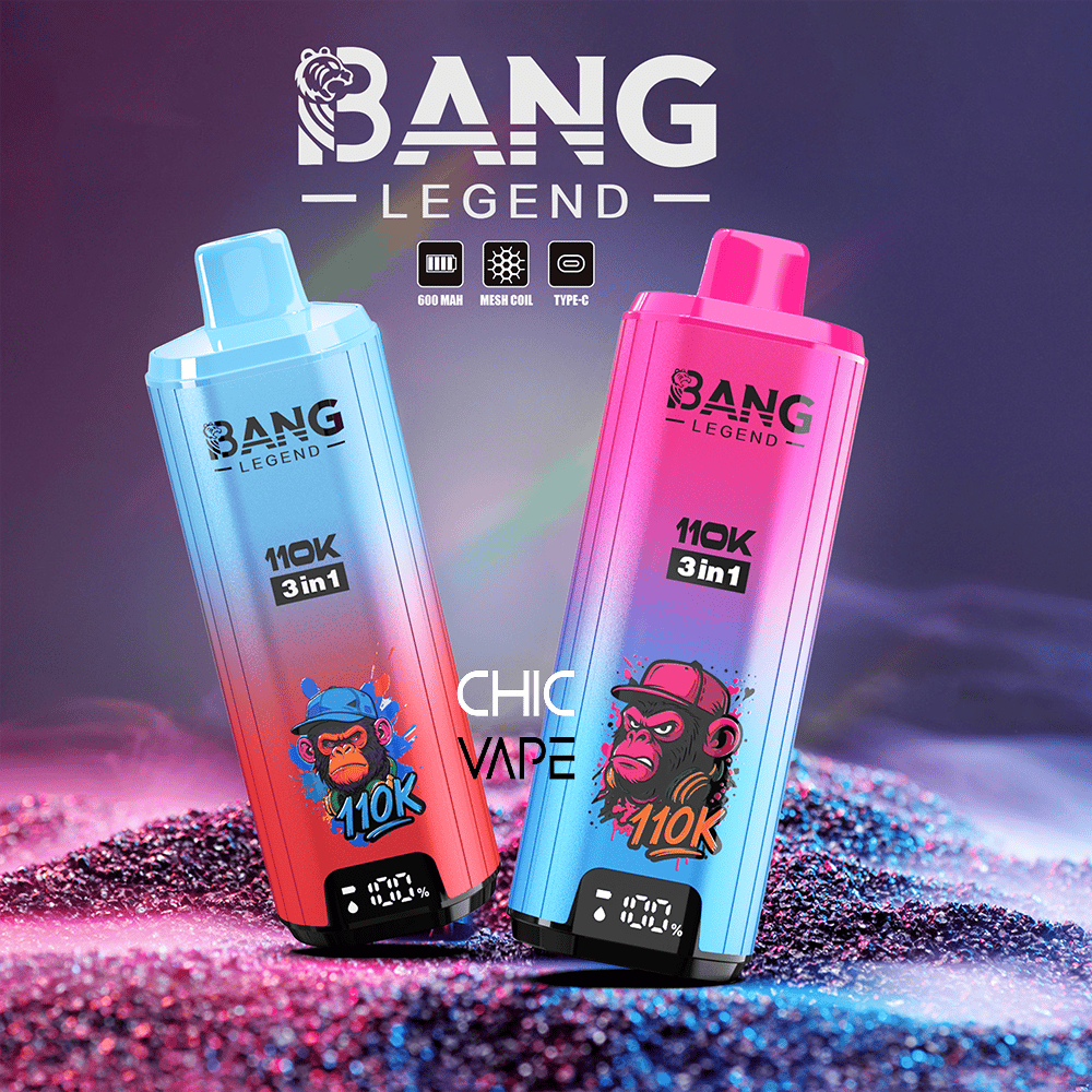 Bang Legend 110K 3in1 | 110,000 Puffs & a 3-in-1 Flavor System Disposable Vapes
