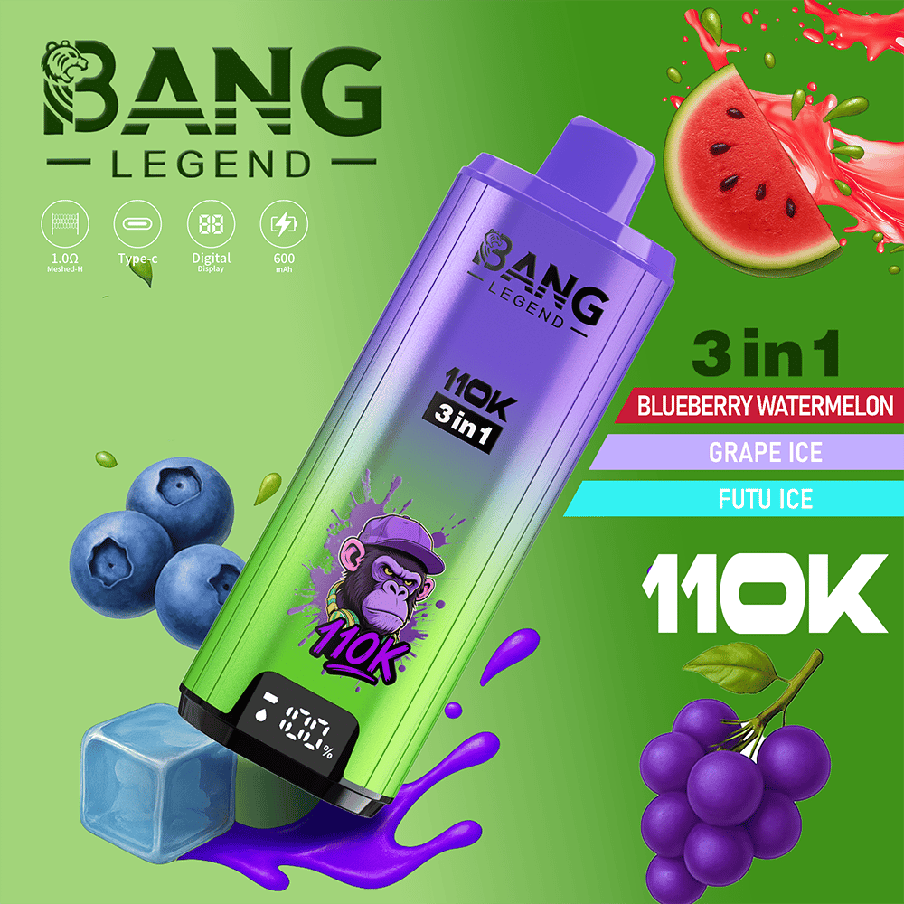 Bang Legend 110K 3in1 | 110,000 Puffs & a 3-in-1 Flavor System Disposable Vapes - Image 5