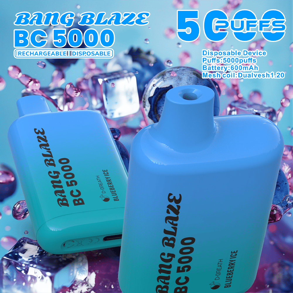 Bang Blaze BC5000 - 5000 Puffs Disposable Vape with 12 Flavors & 0–5% Nicotine - Image 13