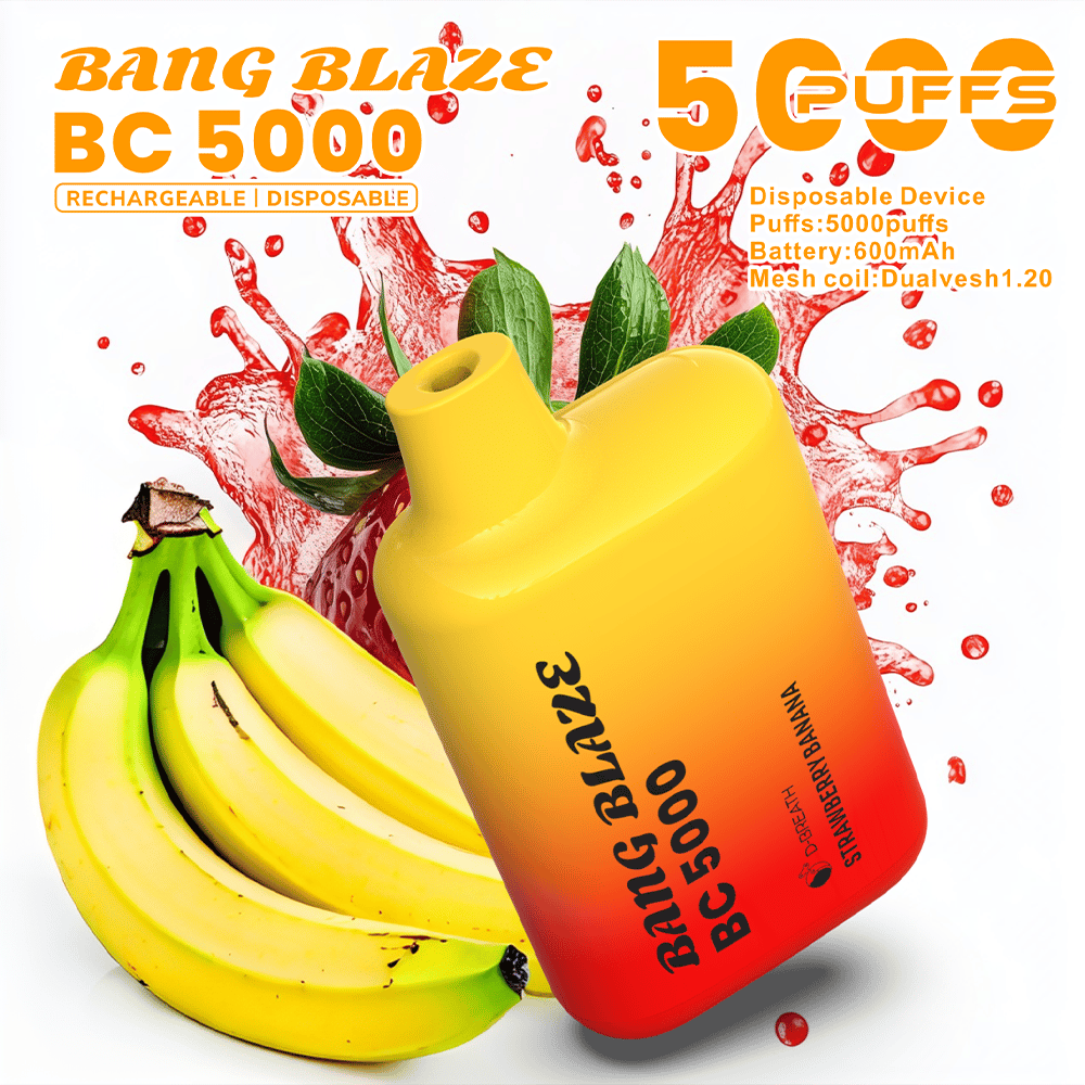 Bang Blaze BC5000 - 5000 Puffs Disposable Vape with 12 Flavors & 0–5% Nicotine - Image 7