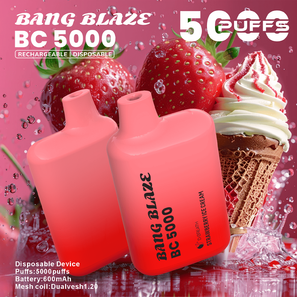 Bang Blaze BC5000 - 5000 Puffs Disposable Vape with 12 Flavors & 0–5% Nicotine - Image 6