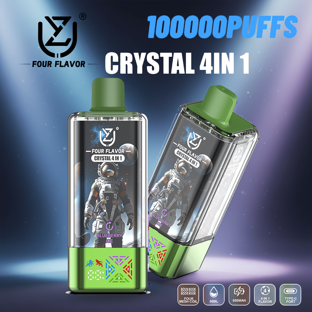 UZY 4In1 100K - 100,000 Puffs | 4-in-1 Flavors | Mesh Coil | Crystal Body - Bild 11