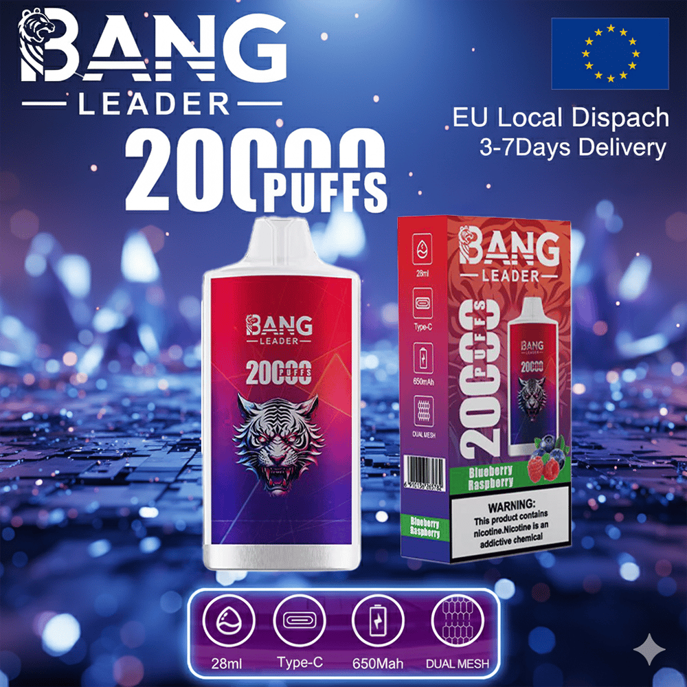 Bang Leader 20K - 20000Puffs ,Dual Mesh Coils , Type-C fast charging - Image 11