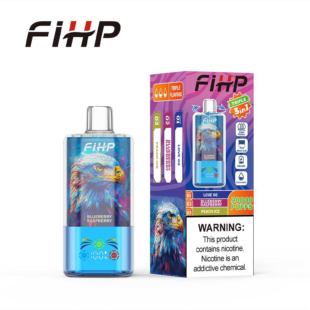 FIHP 90K 3IN1  | 90,000 Puffs | 3-in-1 Adjustable Flavor System | 650mAh Rechargeable - Image 9