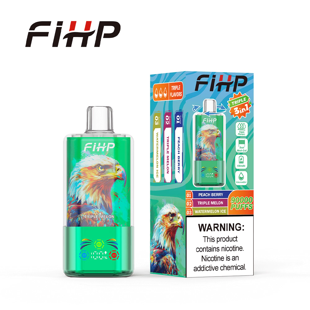 FIHP 90K 3IN1 | 90,000 Puffs | 3-in-1 Adjustable Flavor System | 650mAh Rechargeable - Image 6