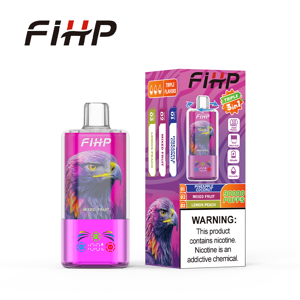 FIHP 90K 3IN1  | 90,000 Puffs | 3-in-1 Adjustable Flavor System | 650mAh Rechargeable - Image 5