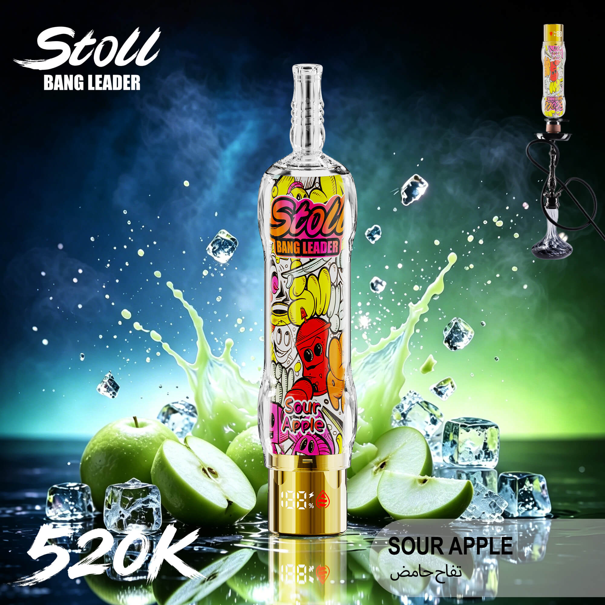 Bang Leader Stoll 520K Rechargeable Vape | Premium Flavor & Performance – Image 2