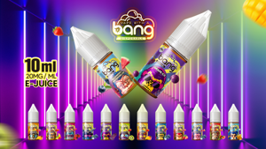 Bang Vape 10mL Oil offers a long-lasting, smooth 2% nicotine hit in 12 bold flavors. Perfect for open-system vapes with easy compatibility.