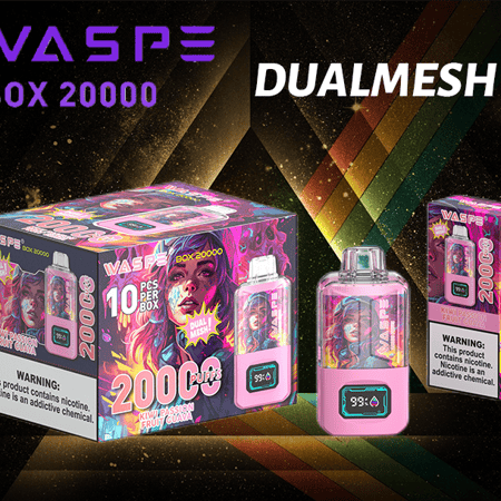 WASPE 20000 PUFFS Dual Mesh Box Vape Original E-Cigarette