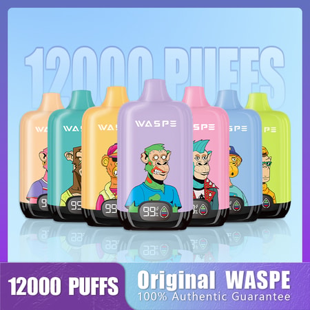 WASPE Scatola digitale 12000 boccate Vape Sigaretta elettronica originale