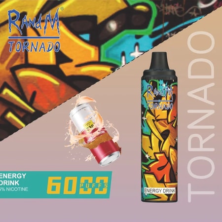 RandM Tornado 6000 Puffs Vape original E Cigarett