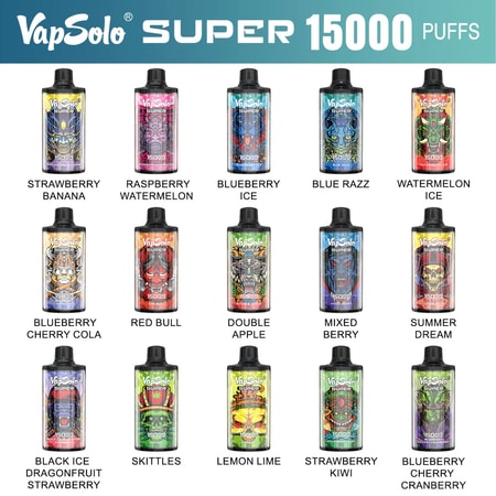 VapSolo Super 15000 Puffs Vape Original E-Cigarette