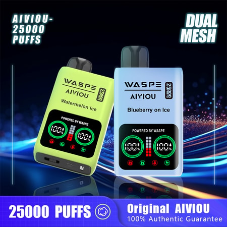 WASPE 25000 25K Puffs Dual Mesh Vape E-Cigarette originale