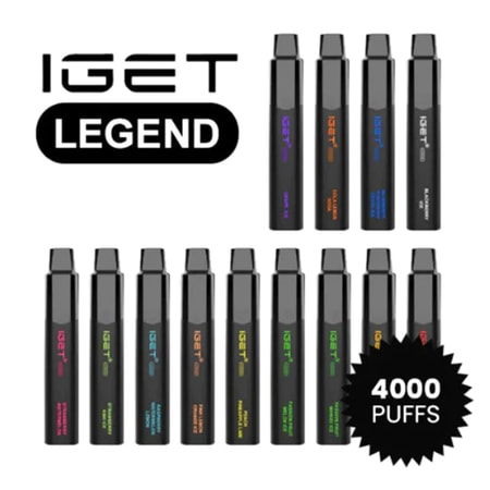 IGET Legend 4000 Puffs Vape original E Cigarette