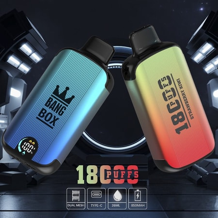 BANG scatola 18000 Puffs Vape sigaretta elettronica originale