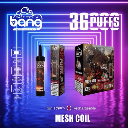 Bang 36000 36k Puffs Vape E-Cigarette originale
