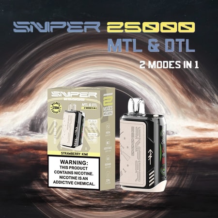 VAPMOD SNIPER 25000 Puffs Leather Vape Original E Cigarette