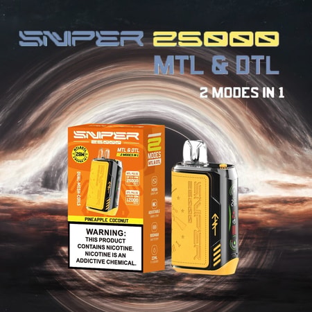 VAPMOD SNIPER 25000 Puffs Leather Vape Original E Cigarette