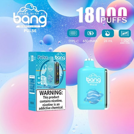 Bang Pulse 18000 18K Puffs Vape Cigarette électronique originale