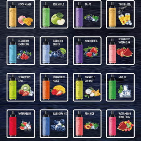 Bang Crown Bar 18000 soffi in pelle Vape sigaretta elettronica originale