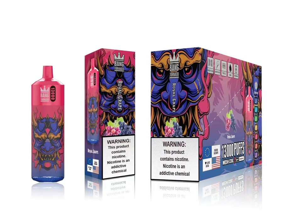 Bang Tornado 13k Puffs Vape original E Cigarette - 画像 (7)